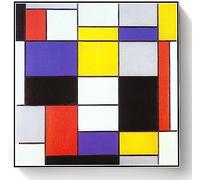 Number Painting for Adults Composition A Painting by Piet Mondrian Paint by Number Kit On Canvas for Beginners