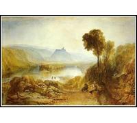 Number Painting for Adults Prudhoe Castle Northumberland Painting by Joseph Mallord William Turner Paint by Numbers Kit for Kids and Adults