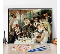 Number Painting for Adults The Luncheon of The Boating Party 1881 Painting by Auguste Renoir Paint by Numbers Kit for Kids and Adults