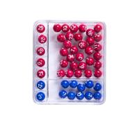 Number Picker Lottery - Small Lottery Random Machine,Manual Shake Lucky Ball Machine, Portable Lottery Ball Toy for Men Women, Fortunate Number Picker
