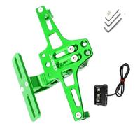 Number plate Accessories For BMW G310R G310-R G310 R G 310R G 310 R 2016 2017 2018 2019 2020 2021 Motorcycle Adjustable Rear Tail Tidy License Plate Holder Bracket(Green)