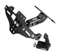 Number plate Accessories For H-ONDA CBR929RR CBR 929RR CBR929 RR CBR 929 RR 2000 2001 Motorcycle CNC Accessores Rear License Plate Mount Holder(Black- Silver)