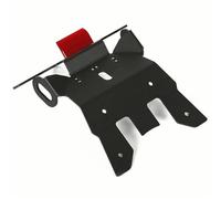 Number plate Accessories For H-ONDA For Africa Twin Adventure Sports ES 2020 2021 2022 Motorcycle Rear Tail Tidy Fender Eliminator License Plate Holder Accessorie(Black- Silver)