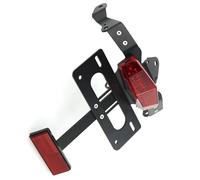Number plate Accessories For Kawasaki For Vulcan S ABS 2015-2024 2023 2022 2021 2020 2019 2018 2017 2016 Motorcycle Rear License Plate Holder Bracket(Black- Silver)