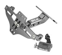 Number plate Accessories For Suzuki SV650 S SV650S 1999-2006 2007-2023 2022 2021 2020 2019 2018 2017 2016 2015 2014 2013 Motorcycle Rear License Plate Mount Holder(Grey)