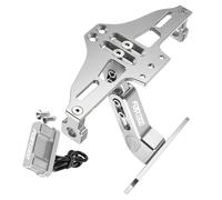 Number plate Accessories For Y-AMAHA FJR1300 FJR 1300 2003-2023 2022 2021 2020 2019 2018 2017 2016 2015 2014 2013 Motorcycle Access Rear License Plate Mount Holder(Silver)