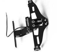 Number plate Accessories For Y-AMAHA XSR900 ABS 2014 2015 2016 2017 2018 2019 2020 2021 Motorcycle Rear Tail Fender Tidy License Plate Holder Eliminator Bracket Kit(Black- Silver)
