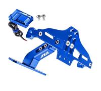 Number plate Accessories For Y-AMAHA YZF R6 YZF-R6 YZFR6 All Year Motorcycle Accessories Rear License Plate Holder Bracket(Blue)