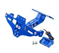 Number plate Accessories For Y-AMAHA YZF-R7 YZFR7 YZF R7 YZFR-7 2022 2023 Motorcycle License Plate Holder Number Plate Frame Light Bracket Turn Signal(Blue)
