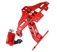 Number plate Accessories Motorcycle Access Rear License Plate Mount Holder For H-ONDA CB125R CB 125R CB125 R CB 125 R 2011 2012 2013 2014 2015 2016-2017(Black- Silver)