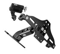 Number plate Accessories Motorcycle Accessores Rear License Plate Mount Holder For H-ONDA CB600 F CB600F HORNET 1998 1999 2000 2001 2002-2006 2003 2004 2005(Black- Silver)