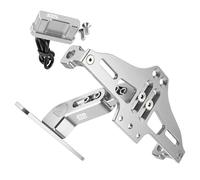Number plate Accessories Motorcycle Accessores Rear License Plate Mount Holder For H-ONDA CB600 F CB600F HORNET 1998 1999 2000 2001 2002-2006 2003 2004 2005(Sliver)