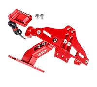 Number plate Accessories Motorcycle Adjustable License Plate Holder Number Plate Frame Bracket For Y-AMAHA XJ 900 XJ900 S Diversion 1991-2003 2000 1999 1998 2002 2001(Black- Silver)