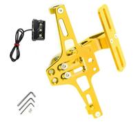 Number plate Accessories Motorcycle Adjustable Rear Tail Tidy License Plate Holder For H-ONDA CBR 1000RR 2004-2019 2018 2017 2016 2015 2014 2013 2012 2011 2010 2009(Gold)