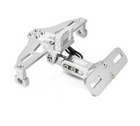 Number plate Accessories Motorcycle License Plate Holder Support Plaque Moto Bracket Frame For BMW R Nine T R NineT RnineT RNINET RnineT 2014 2015 2016 2017 2018 2019(Silver)
