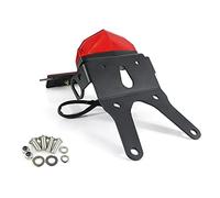 Number plate Accessories Motorcycle License Plate Holder Tail Tidy Light Fender Eliminator Bracket For H-ONDA CRF250L CRF250M CRF250 2013-2016 2017 2018 2019 2020 2021(Black- Silver)