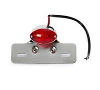 Number Plate Bracket Tail Stop Brake Light E mark Motorbike Motorcycle Chrome