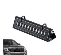 Number Plate for Parking Cars, Modern Desk Calendar, Temporary Phone Number for Dashboard, for Truck, Saloon, Caravan, Shopping Mall, Garage, Lawn, Roadside