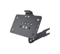 Number Plate Holder 1 Set Universal Side Mount Motorcycle Registration Number License Plate Holder Bracket With LED Light Fender Eliminato Plate Holder