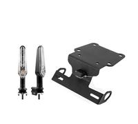 Number Plate Holder License Plate Holder For Tenere 700 For World For Raid For XTZ700 For RALLY For T7 2019-2025 Motorcycle Tail Tidy Fender Eliminator LED Light Plate Holder(Type B with Blinker)