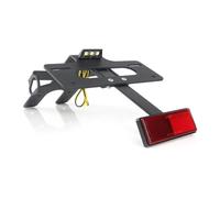 Number Plate Holder Motorcycle Registration License Number Plate Holder Tail Tidy Fender Eliminator Kit For Yamaha XSR-125 XSR125 2021-2023 2024(With Reflector)