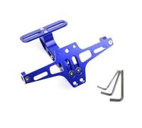 Number Plate Holder Universal Adjustable Motorcycle License Number Plate Bracket Rear Turn Signal Lamp Holder CNC Aluminum Fenders For Eliminator