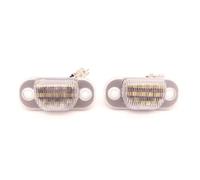 Number Plate Lamp For 80 For B4 For Cabriolet 100 For S4 For A6 For S6 High Brightness White Number Lamp 2Pcs LED License Plate Light