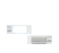 Number Plate Lamp For BMW For F48 X1 2016-2022 Car Interior Rear Under Footwell Replacement Lights 4x F&R White LED Step Door Courtesy Puddle Light(4x F R Door)