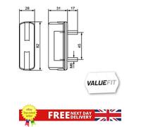 Number Plate Light - 2KA 357 014-001 OE 2KA 357 014-001 Genuine Hella