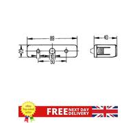 Number Plate Light - HELLA 2KA 006 896-001 OE 162 4964