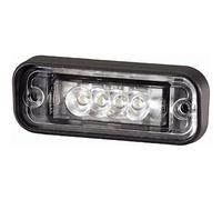 Number Plate Light Lamp K Black 12v LED HELLA 2KA 010 278-411