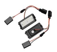Number Plate Lights 2Pcs Error Free Car Number License Plate Lights Fit use for Seat Ibiza 6L Ab Altea Arosa Cordoba MK1 MK2 Leon Toledo III 2004-2009
