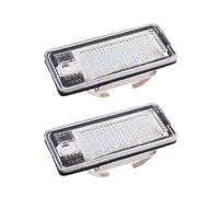 Number Plate Lights, 2PCS Rear License Plate Light Fit use for Audi A3 S3 8P A4 S4 B6 B7 A6 C6 S6 A8 S8 Q7 RS4 RS6 Plus