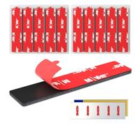 Number Plate Sticky Pads, 10 x License Plate Sticky Foam Pads, Numberplate Sticker Pad, Extra Strong Double Sided Number Plate Tape Heavy Duty for Vehicle Number Plates, Licence Plates