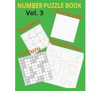 Number Puzzle Books: Volume 3 | 200 Pages | 8.5x 11 inches | Easy to Read | Great gift for any number lover