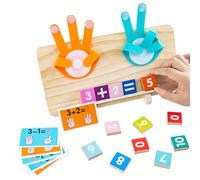 Number Puzzle Toy - Math Finger Counting Toy, Number Learning Tool | Preschool Math Supplies, Homeschool Counting Game, Early Childhood Education Toy For Kids Ages 3-5, Kindergarten Math Activity