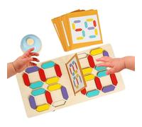 Number Puzzles | Educational Number Challenge Block Game | Wood Puzzle | for Classroom Desk Kindergarten Activity Stocking Stuffer Christmas