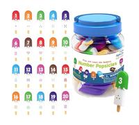 Number Recognition Game, Ice Cream Matched By Numbers, Early Education Equipment, Assorted 20 Number Ice Cream Toys, Ice Cream Educational Toys