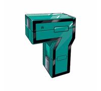Number Robots, Transforming Action Figure Toys for Teaching, School Rewards | H: large number 7