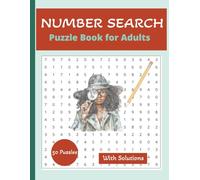 Number Search: Puzzle Book for Adults