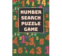 Number Search Puzzle: Memory/Cognitive health improving activity game book. Appropriate for elder/seniors. Engaging & entertaining activity book
