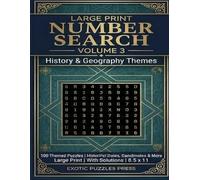 Number Search Volume 3: History & Geography: Educational Puzzle Adventure