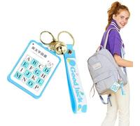 Number Slide Puzzle Brain Teasers Keychain Accessory
