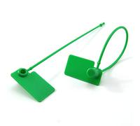 Number Tags, Plastic Anti-Tamper Seals Reusable Cable Ties Security Individual Numbers 100-1000mm Multicolor(Grün,200)