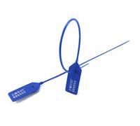 Number Tags, Plastic Anti-Tamper Seals Reusable Security Self-Locking Cable Ties Adjustable Numbered Multicolor Multi-Size Pack of 3(Blu,500)
