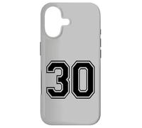Number Thirty #30 Sports Team Uniform Birthday 30 Case for iPhone 17