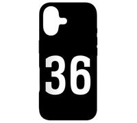 Number Thirty Six #36 Sports Team Uniform Birthday 36 Case for iPhone 17