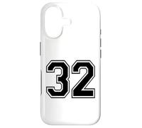 Number Thirty Two #32 Sports Team Uniform Birthday 32 Case for iPhone 17