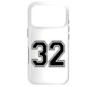 Number Thirty Two #32 Sports Team Uniform Birthday 32 Case for iPhone 17 Pro