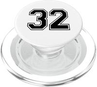 Number Thirty Two #32 Sports Team Uniform Birthday 32 PopSockets PopGrip for MagSafe